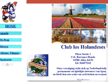 Tablet Screenshot of holandeses.nl